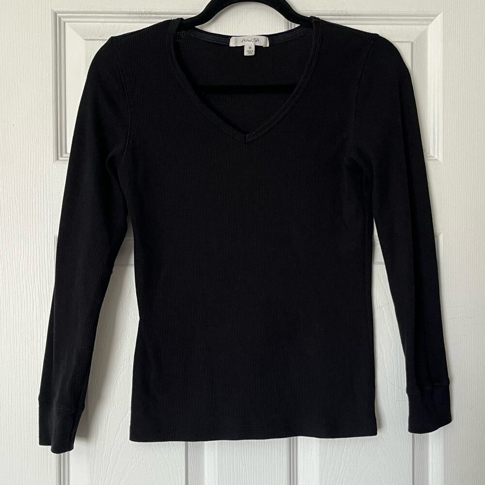 Active USA Waffle Knit Tee - Size M